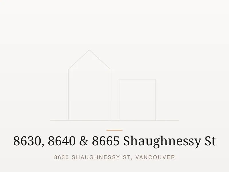 8630, 8640 & 8665 Shaughnessy St (photo pending)